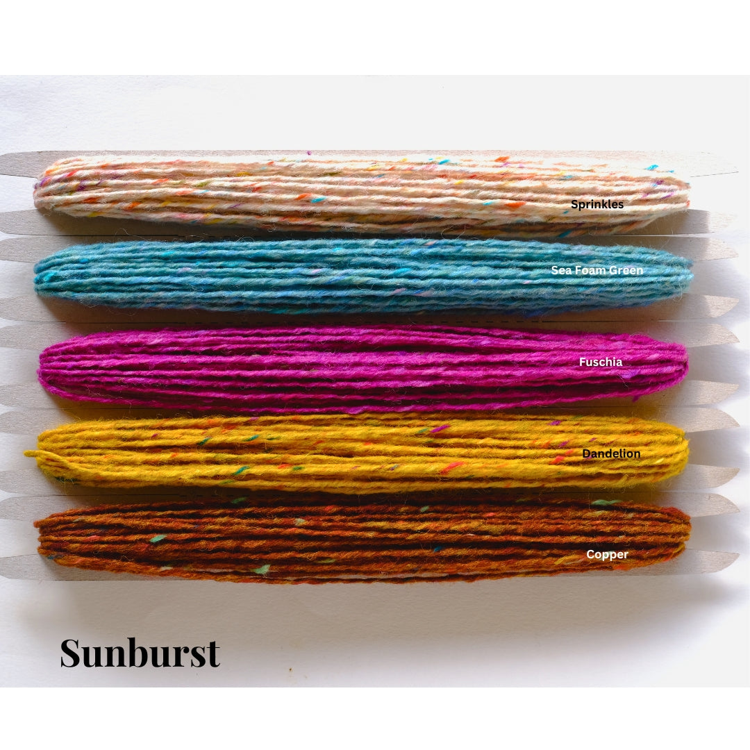 Donegal weaving yarn - 100% wool Limited Edition colourways