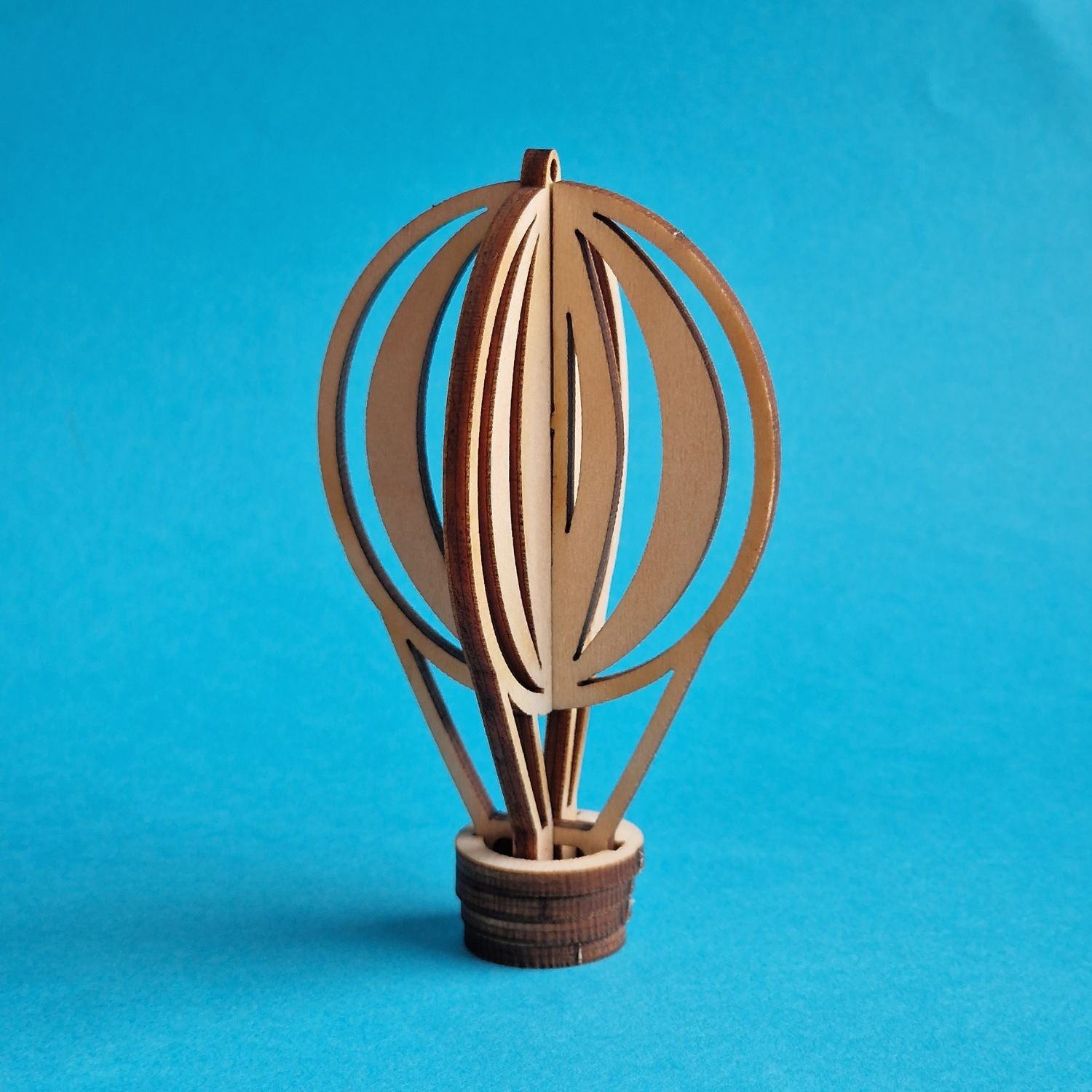 Wooden model hot air balloon