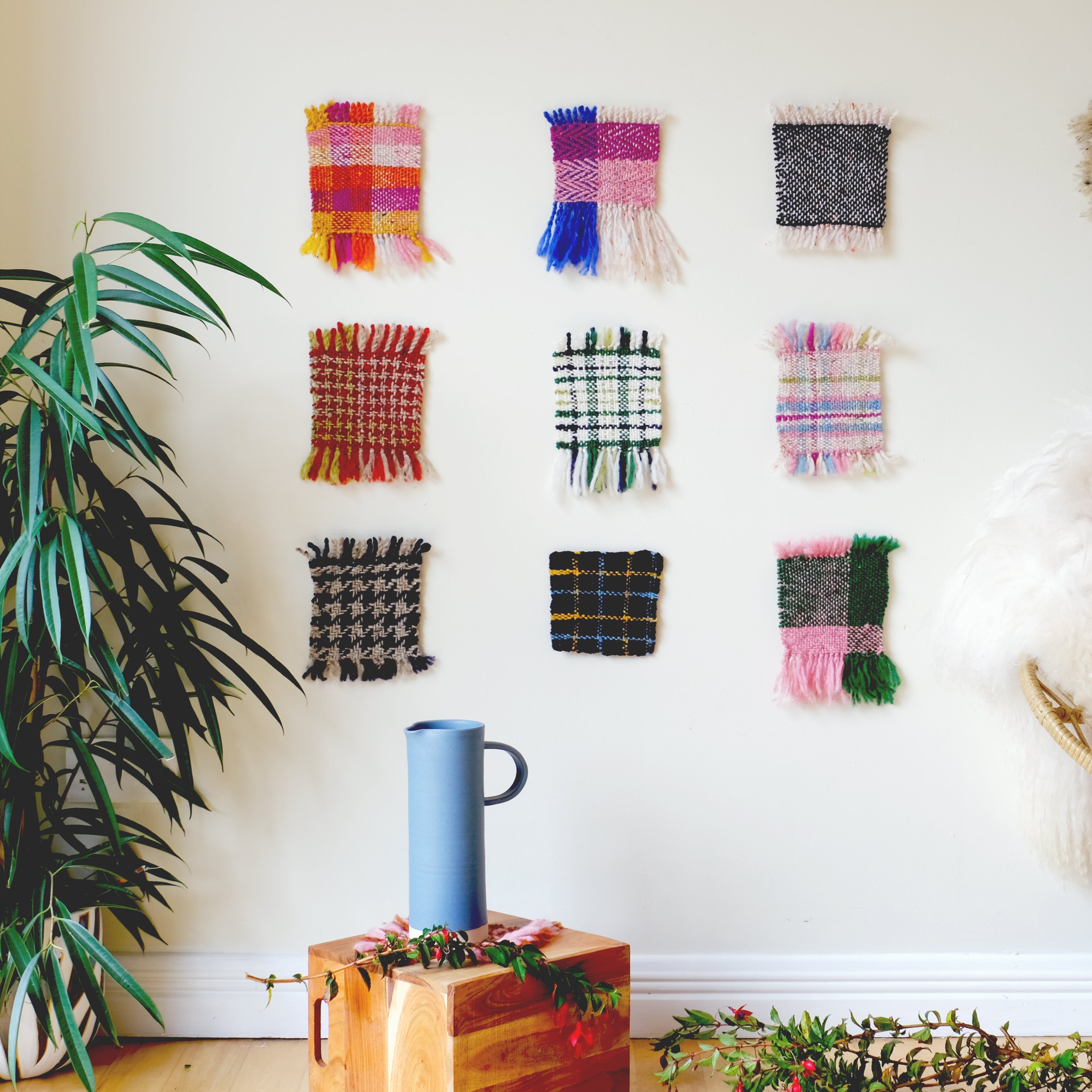 Beginners Weaving Kit - Make Your Own Irish Tweed Coasters