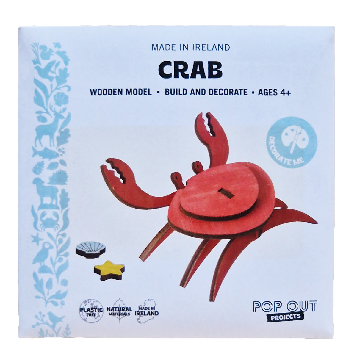 Crab Wooden Craft Kit