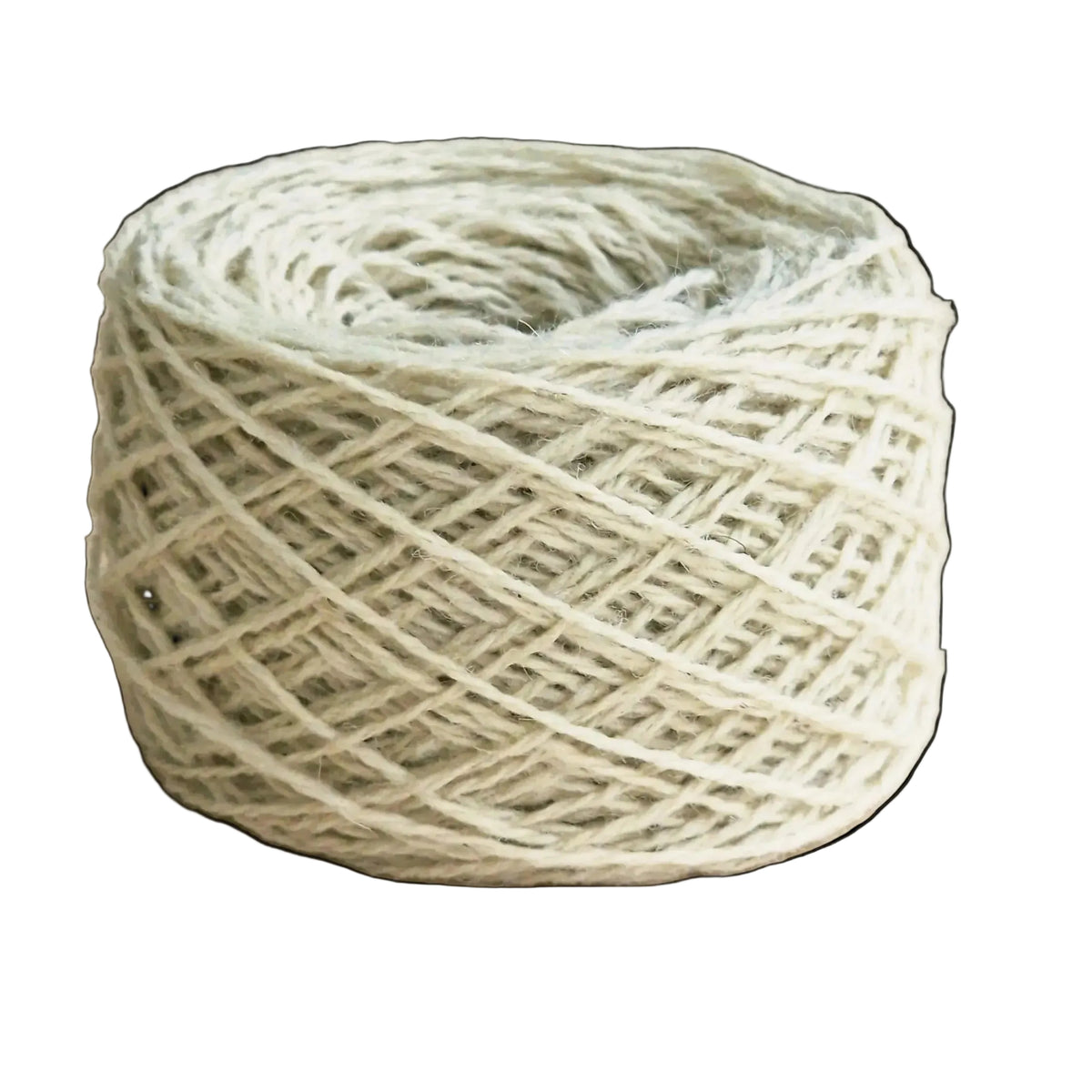 Galway Wool Weaving Yarn Cake – Natural Cream – 100% Irish Wool