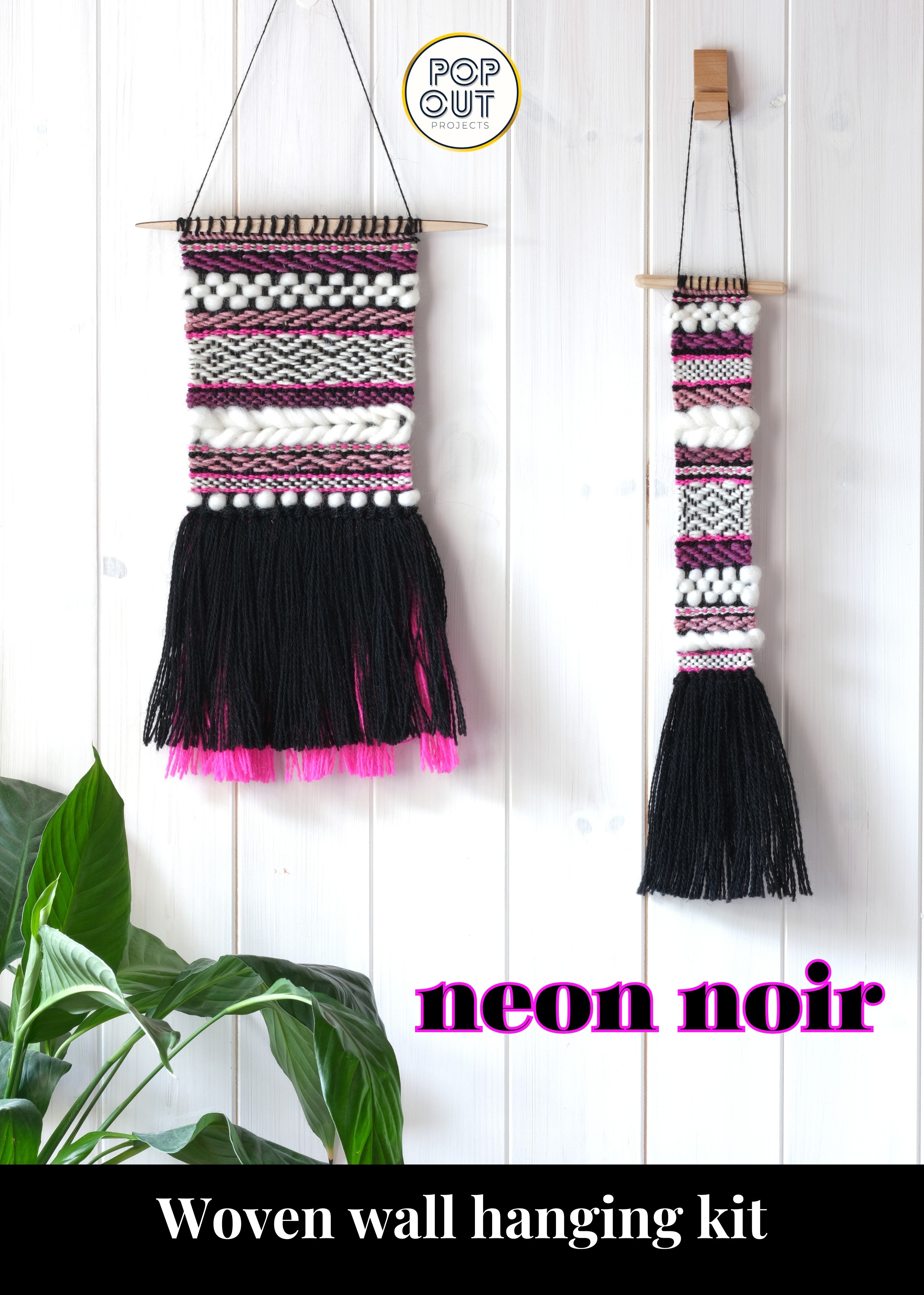 Neon Noir – Rocket Loom Wall Hanging Project Pack