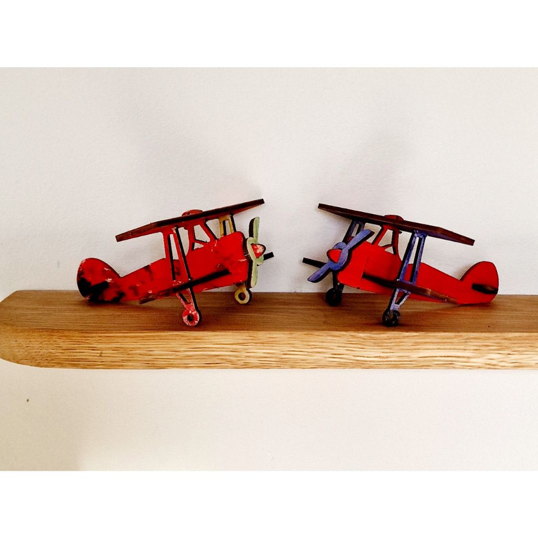Wooden model airplane