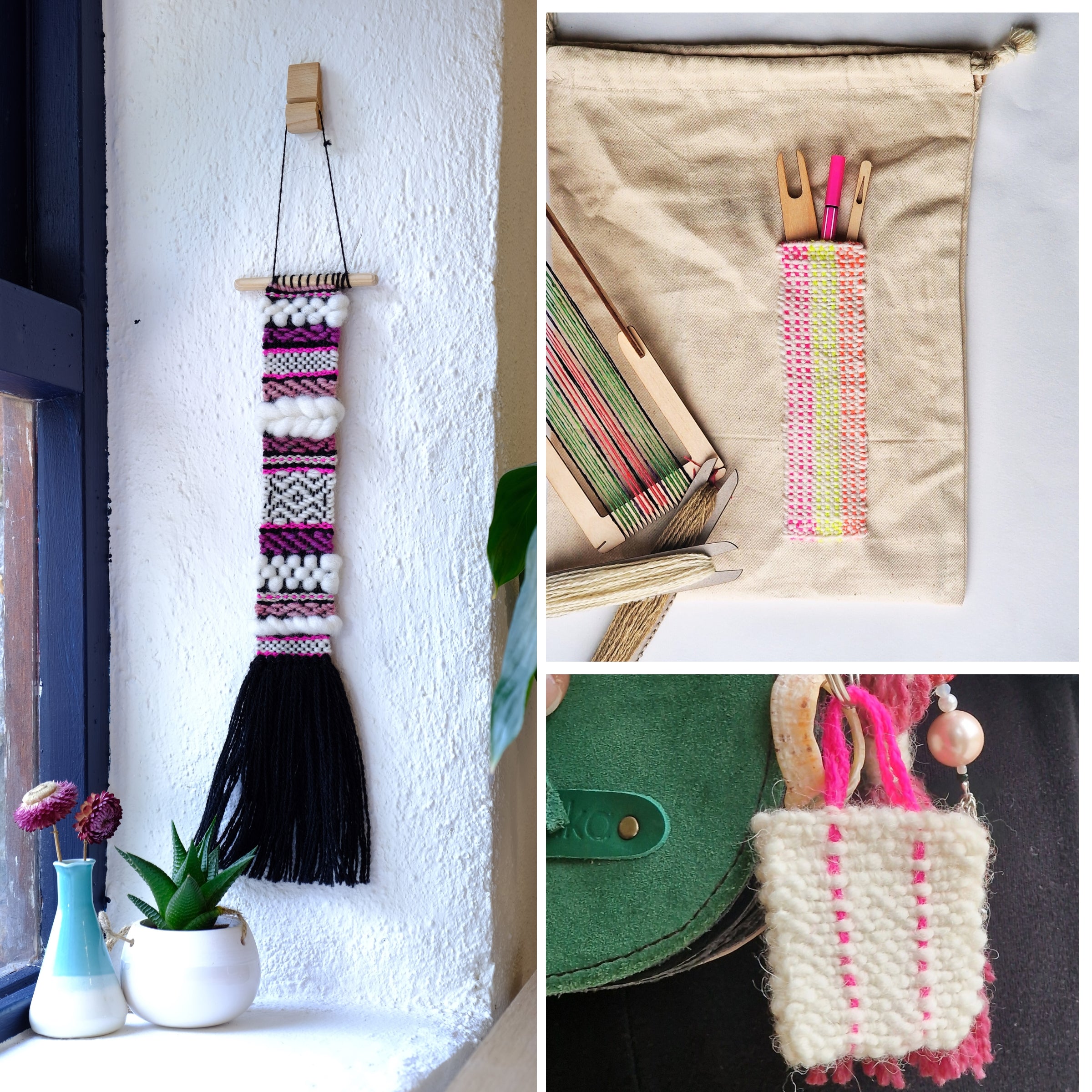 Bracelet loom companion book - 12 weaving projects