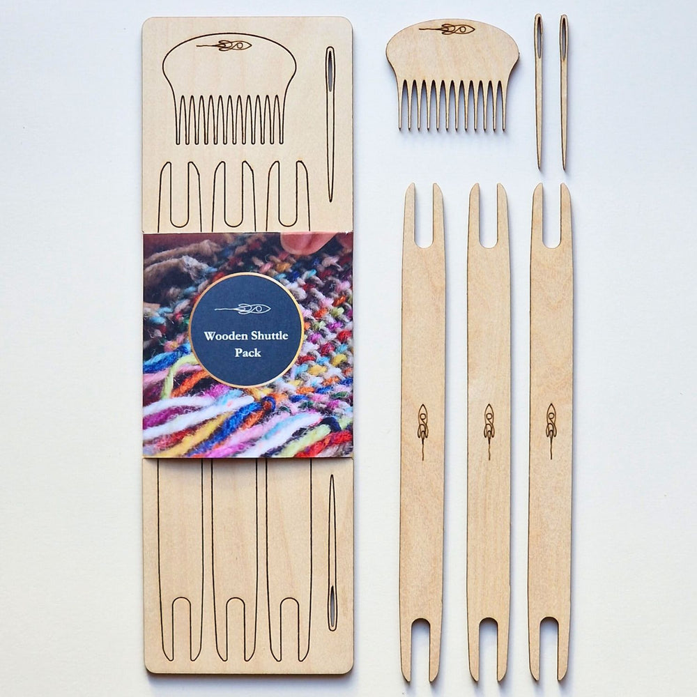 Shuttle Pack Wooden Shuttle Pack of 3